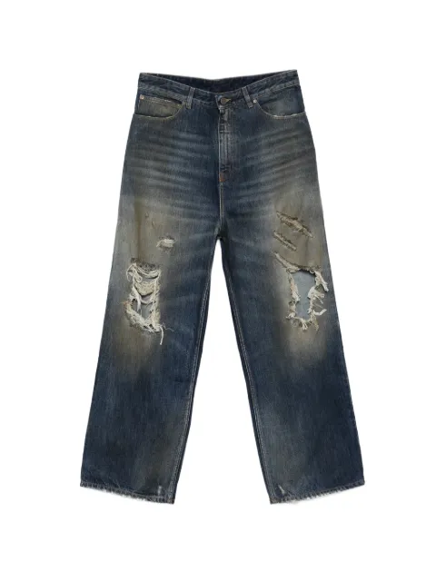 VETEMENTS distressed ripped jeans