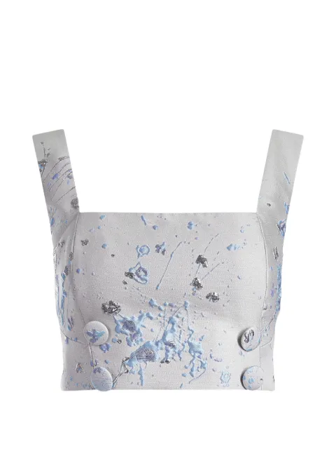 Mia Peculiar top con detalle de botones