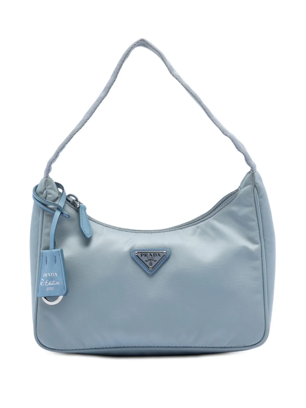 Prada Pre-Owned 2019-2025 Tessuto Re Edition 2000 shoulder bag - Blu