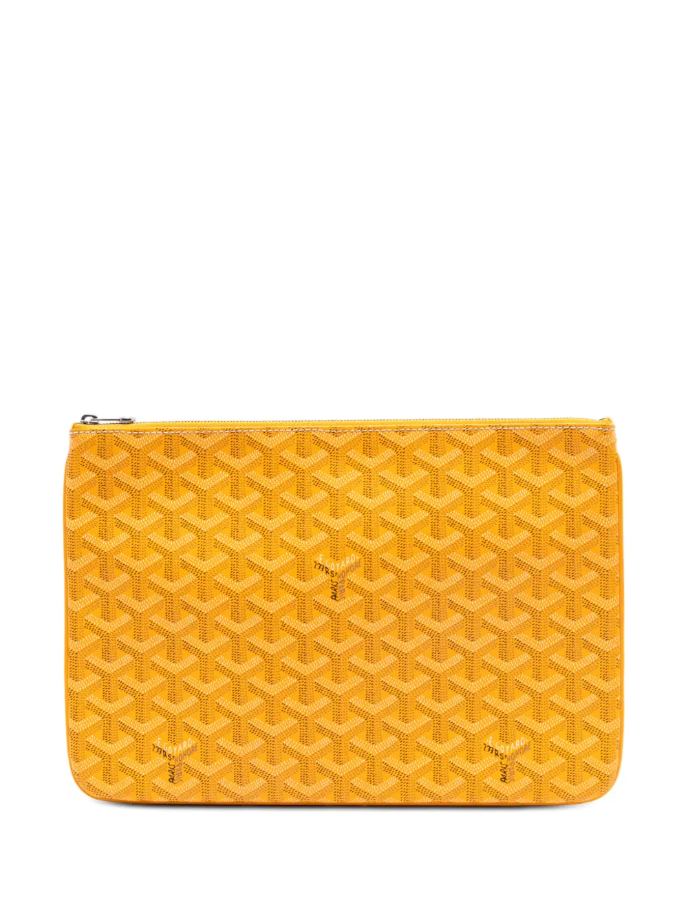 Goyard Pre-Owned 2016 Goyardine Senat MM clutch bag - Giallo