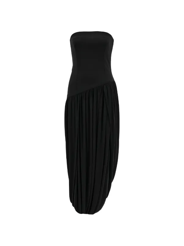 Ferragamo Bustier Dress in Black