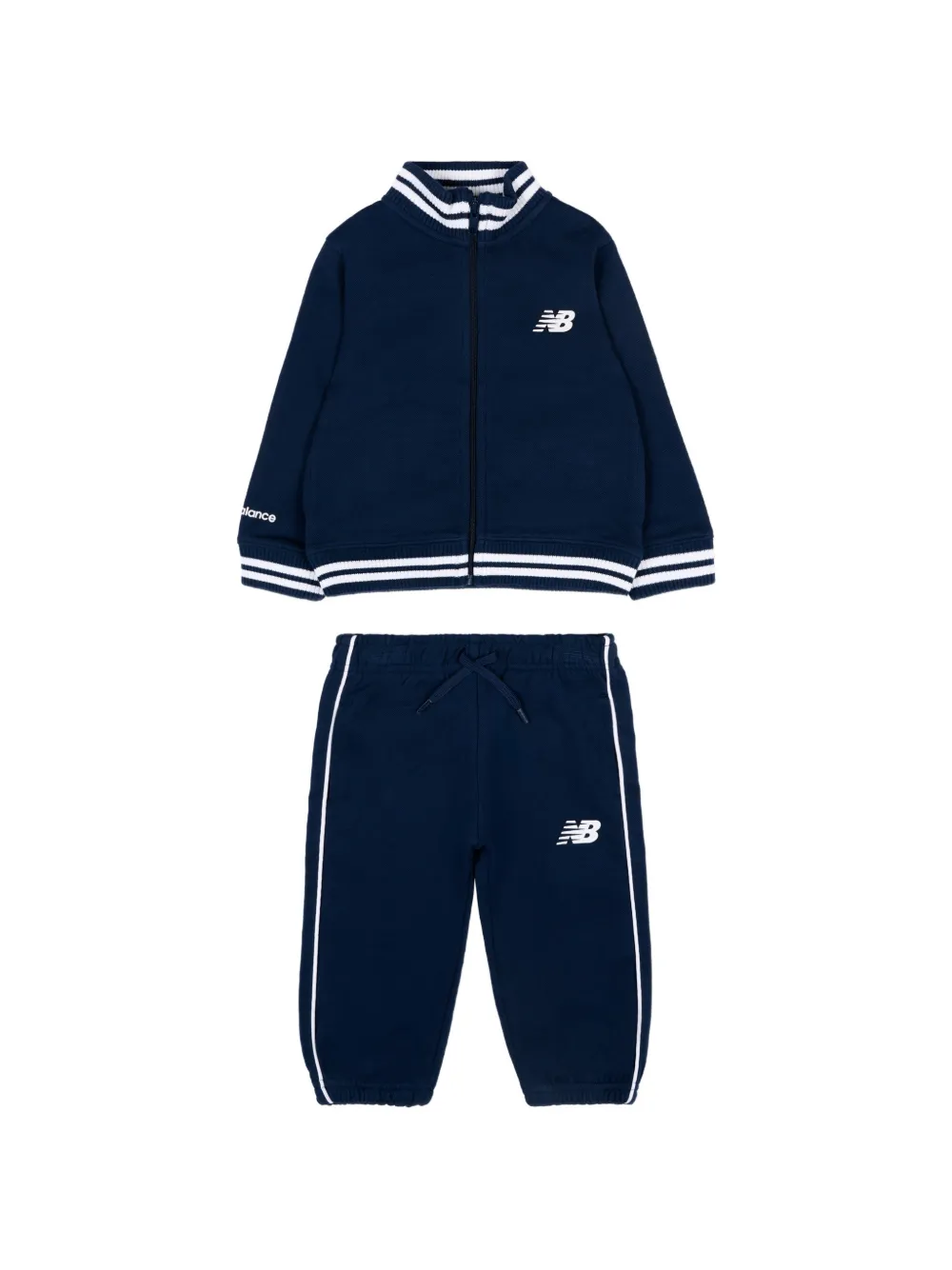 New Balance Kids striped tracksuit - Blu