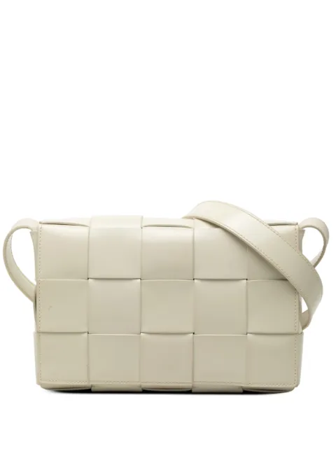 Bottega Veneta Pre-Owned bolsa crossbody Candy de piel de napa en Intrecciato 2012-2025