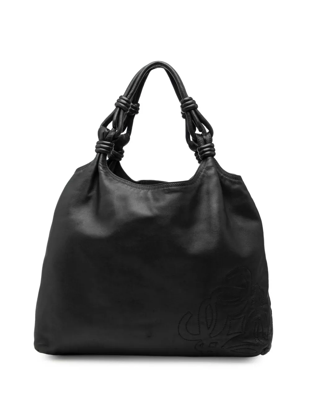 Loewe Pre-Owned Borsa tote Flamenco in nappa 2007 - Nero