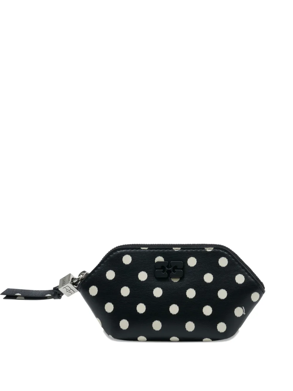GANNI polka-dot purse - Nero