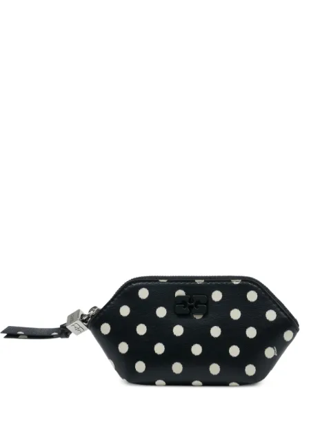 GANNI polka-dot purse