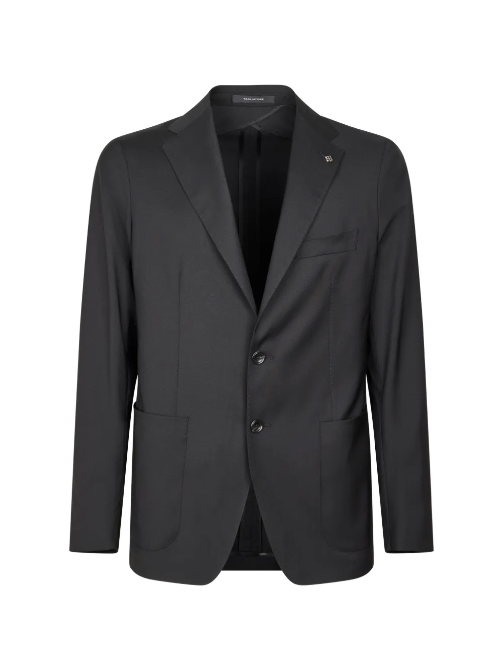 Tagliatore button virgin wool jacket - Grigio