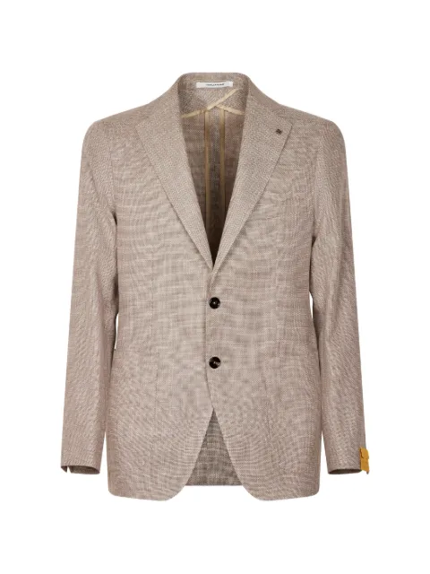 Tagliatore textured-finish blazer