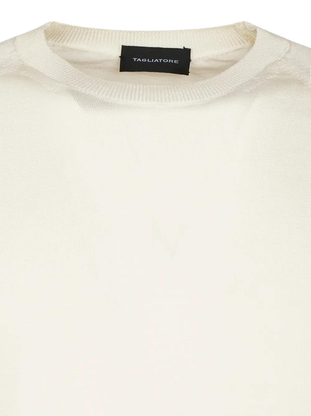 Tagliatore Raglan poloshirt met korte mouwen Wit