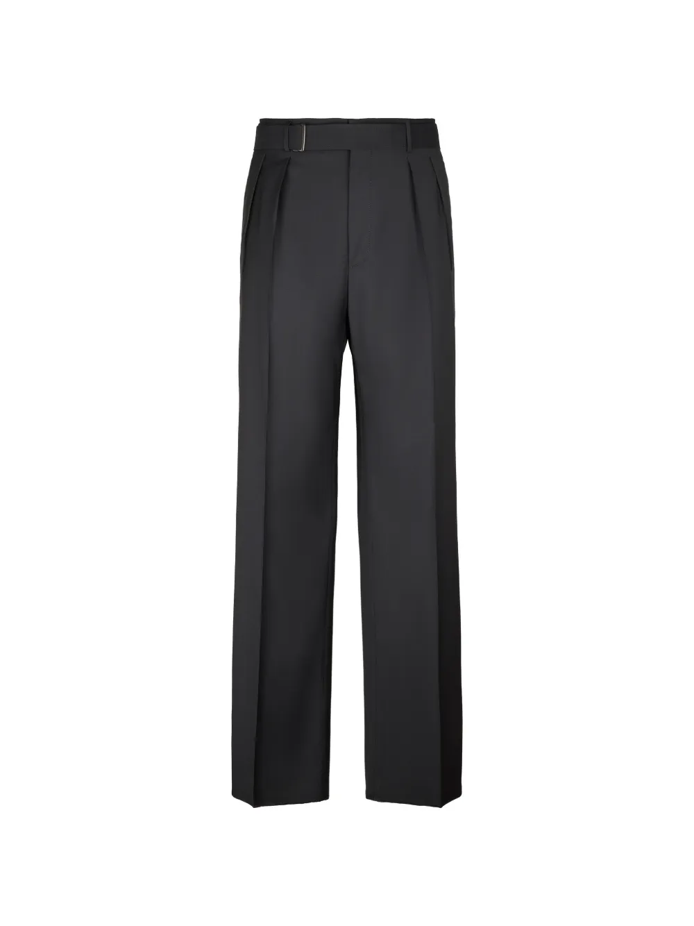 Tagliatore pleated belt trousers - Nero