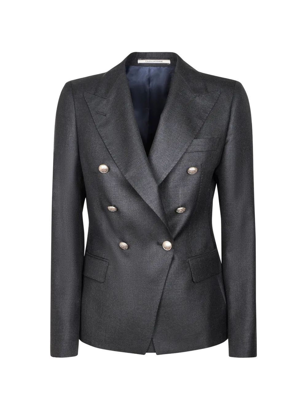 Tagliatore double-breasted button blazer - Grey