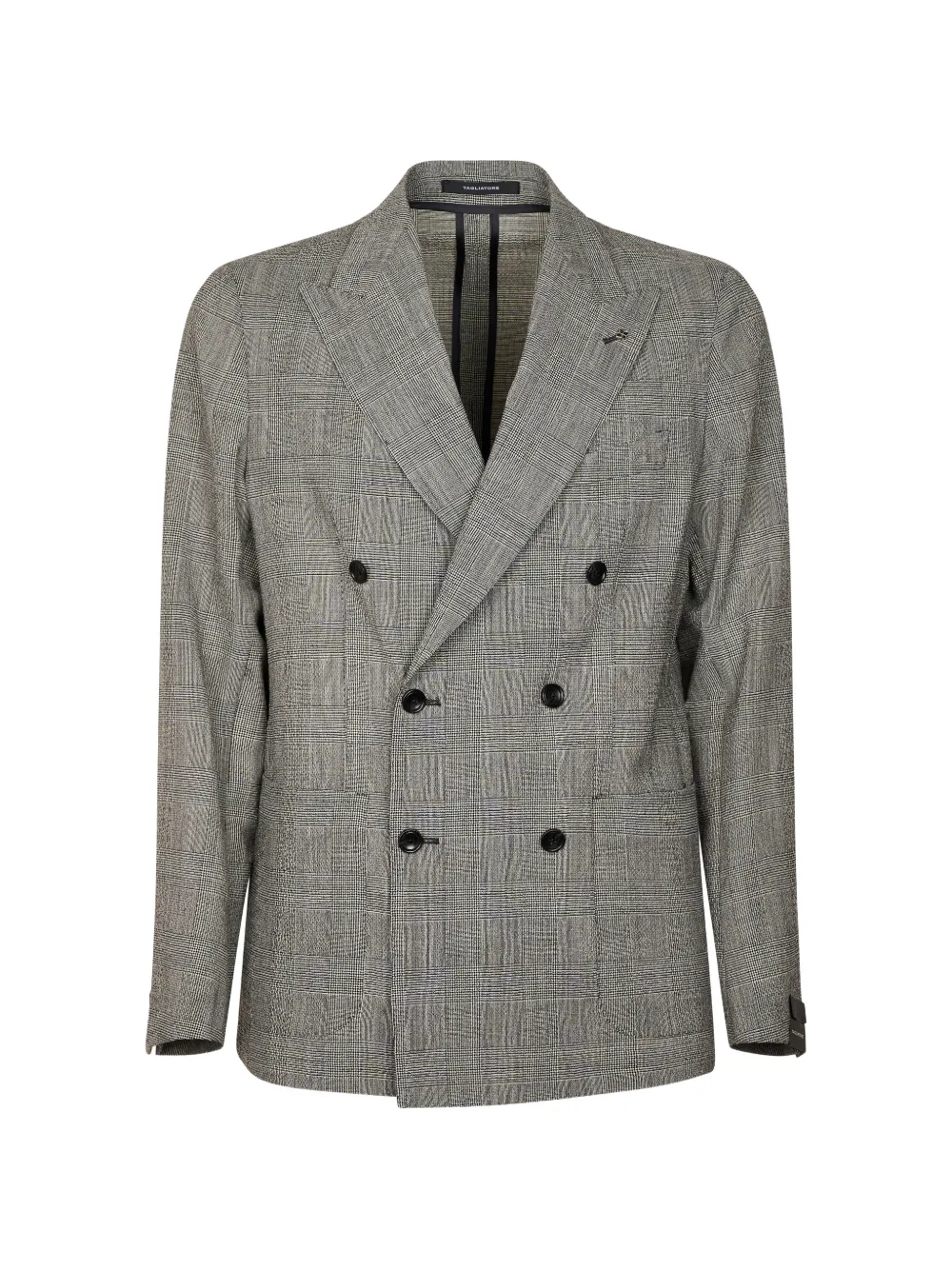 Tagliatore Prince of Wales check double-breasted jacket - Grigio