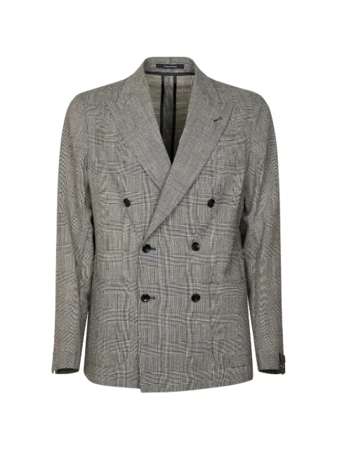Tagliatore Prince of Wales check double-breasted jacket
