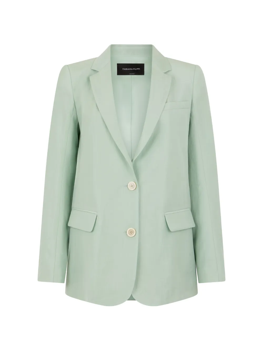 Fabiana Filippi button blazer - Verde