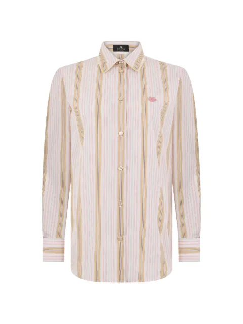 ETRO striped-pattern buttoned shirt