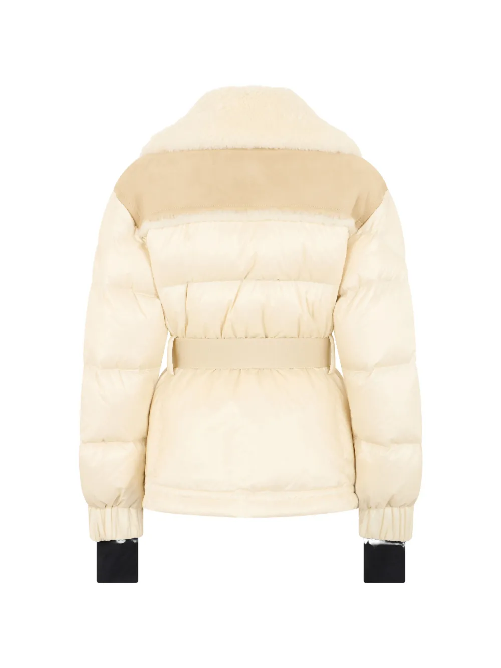 Moncler Grenoble Lammy jack met ceintuur Beige