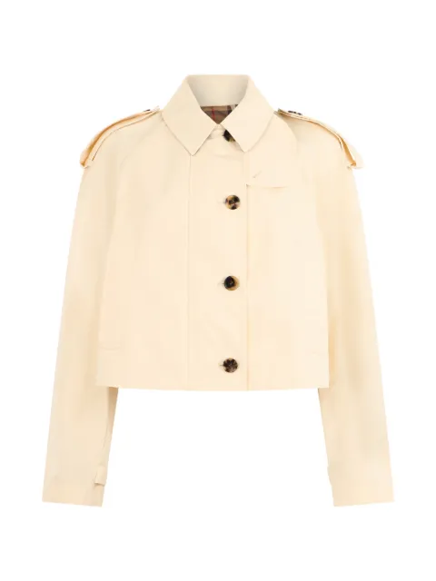 Burberry buttoned cropped blazer