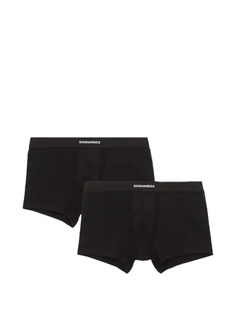 DSQUARED2 set de dos bóxeres con logo