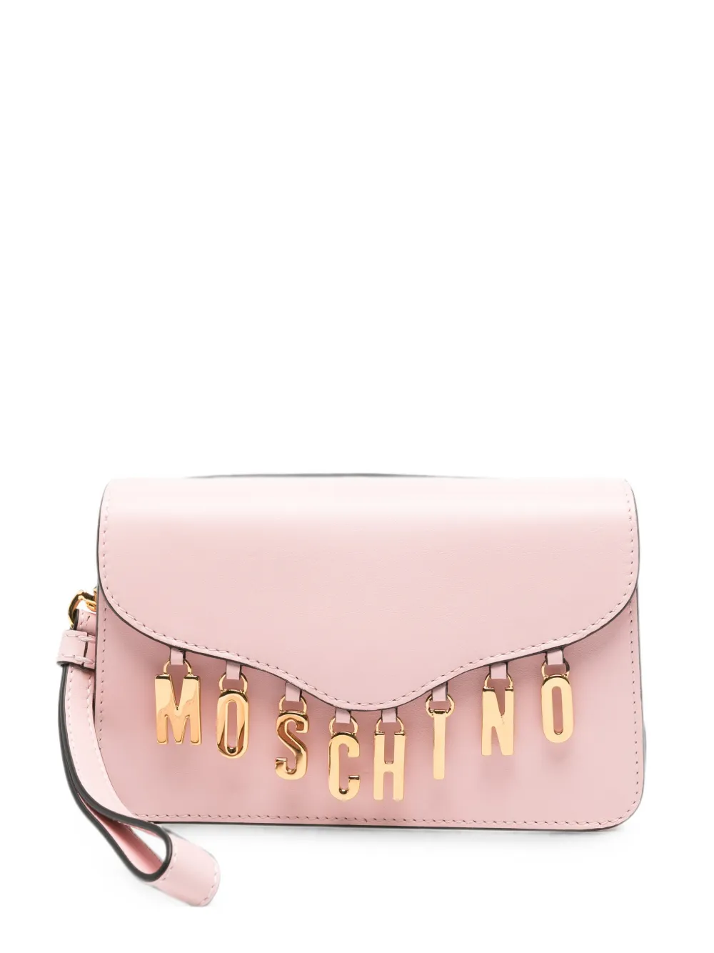 Moschino Umhängetasche mit Logo - Rosa