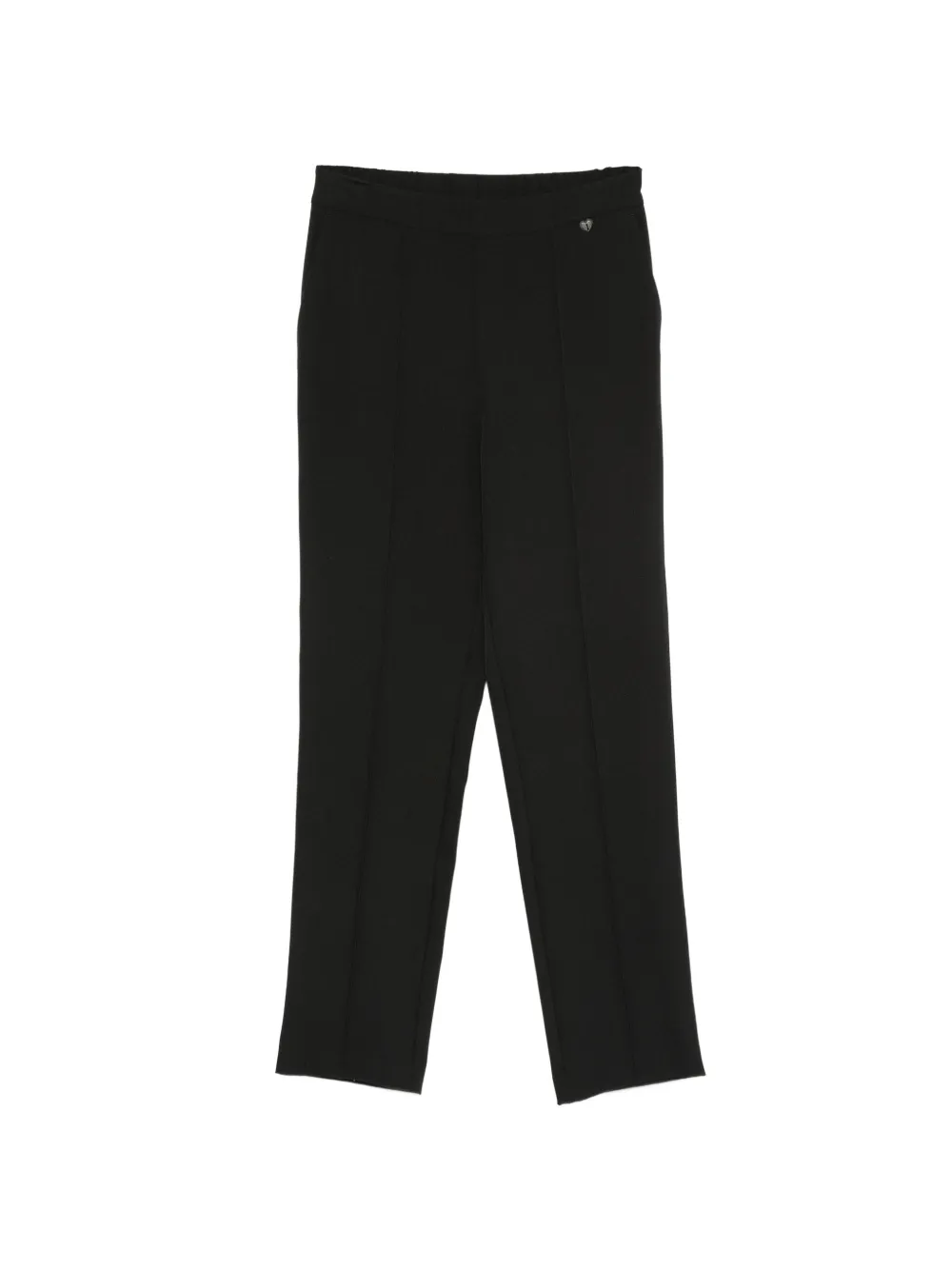 MY TWIN pressed-crease bootcut trousers - Nero