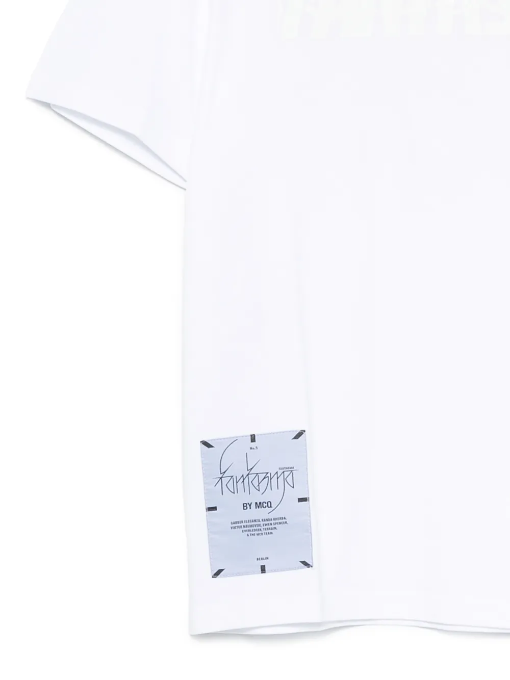 MCQ T-shirt met logopatch Wit