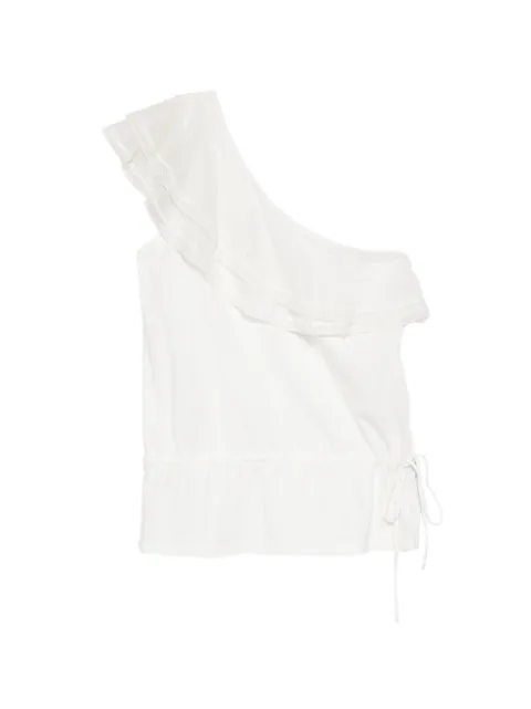 DONDUP ruffled one-shoulder top