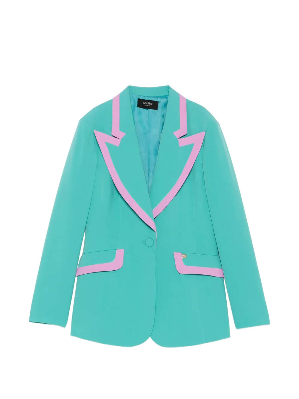 Nikamo Einreihiger Blazer - Blau