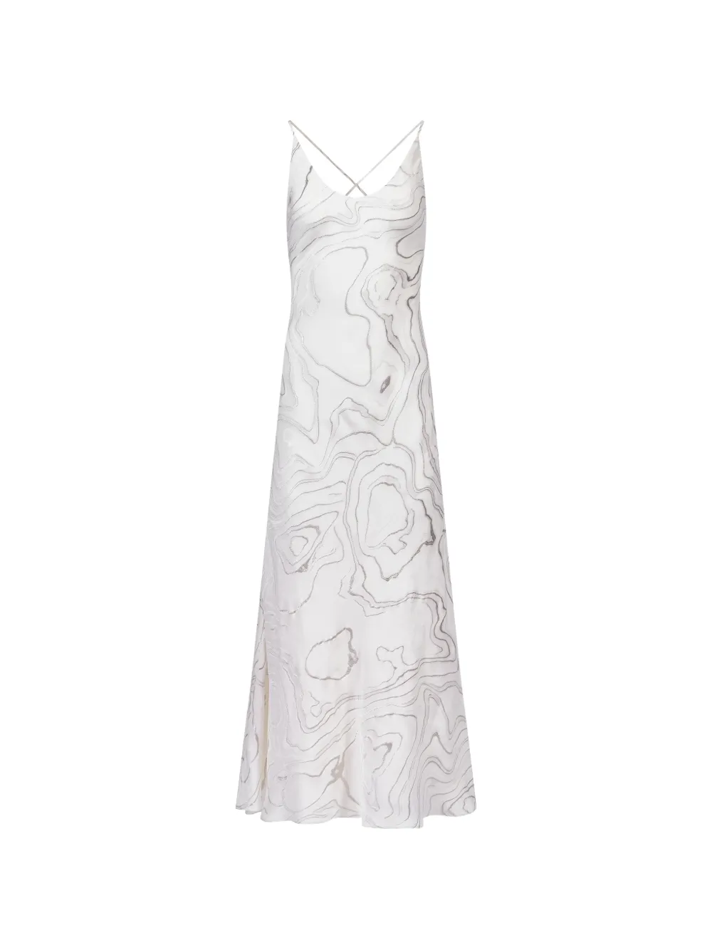 Mia Peculiar V-neck maxi dress
