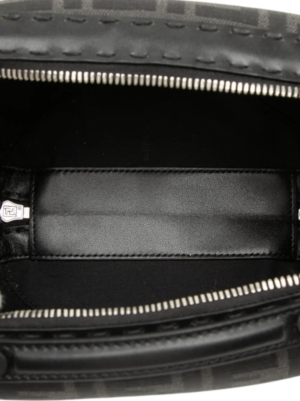 Fendi Pre-owned 2010-2025 Mini Zucca Canvas Suitcase Bag Satchel in Black, view 5