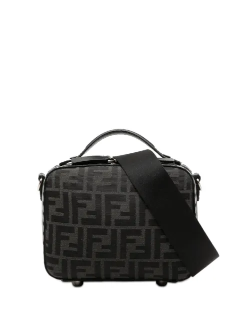 Fendi Pre-Owned 2010-2025 Mini Zucca Canvas Suitcase Bag satchel