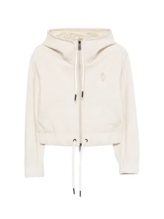 Moncler Grenoble zip-up Hoodie | Neutrals | FARFETCH