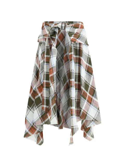 MARBELL buckle-detail skirt