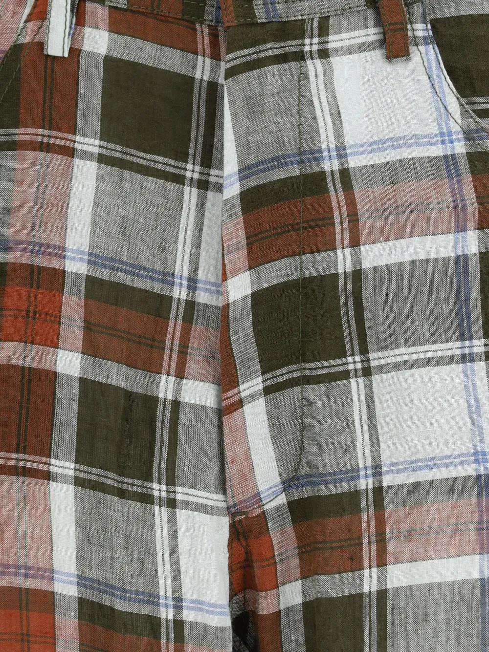  Marbell Courtney Plaid Trousers - Green 