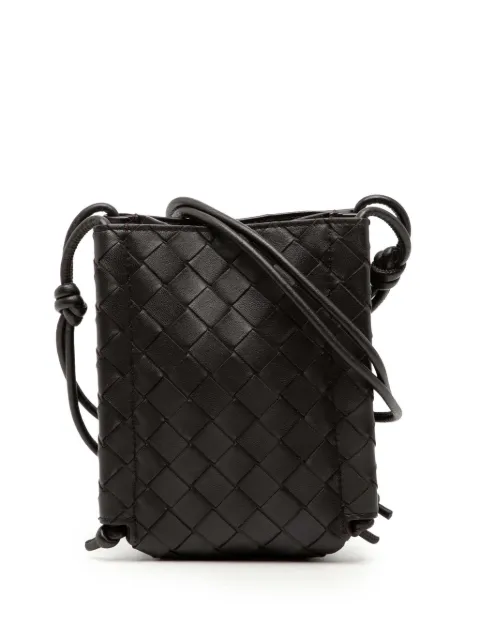 Bottega Veneta Pre-Owned mini sac à bandoulière The Knot en cuir Nappa Intrecciato (2012-2026)