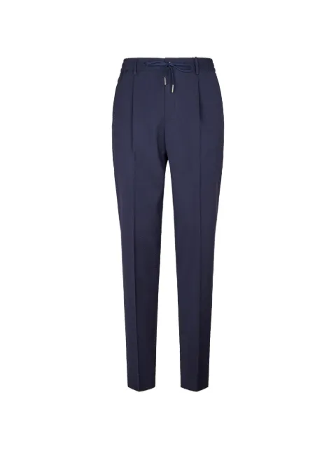 Tagliatore seersucker drawstring trousers