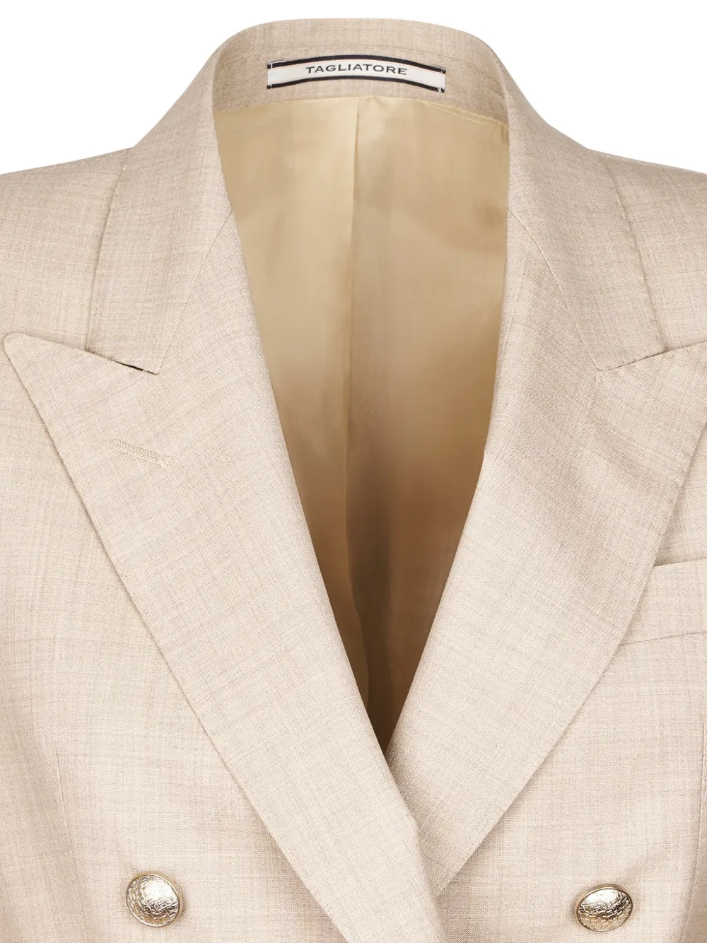 Tagliatore Tweedelig pak Beige