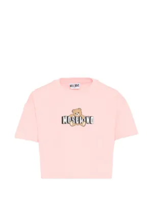 Moschino Kids テディベア Tシャツ | ピンク | FARFETCH JP