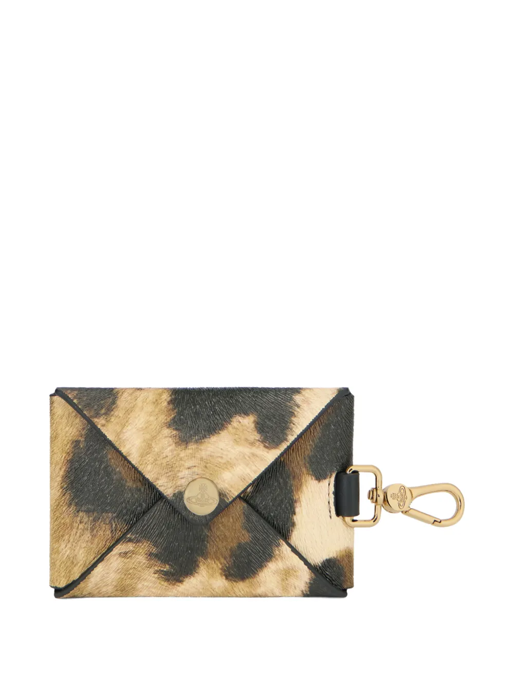 Vivienne Westwood Animal-print Dog Poo Bag Holder In Brown