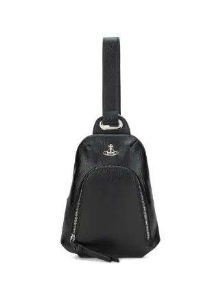 Vivienne Westwood Orb-detail zip-fastening Backpack | Black | FARFETCH