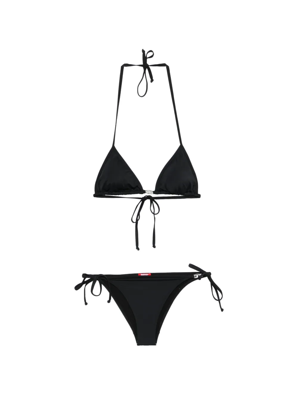 Diesel Elettra-Dnm tie-side bikini - Nero