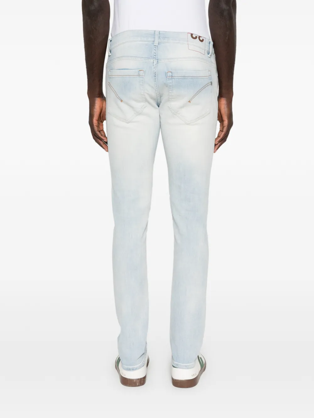DONDUP Jeans met riemlussen Blauw