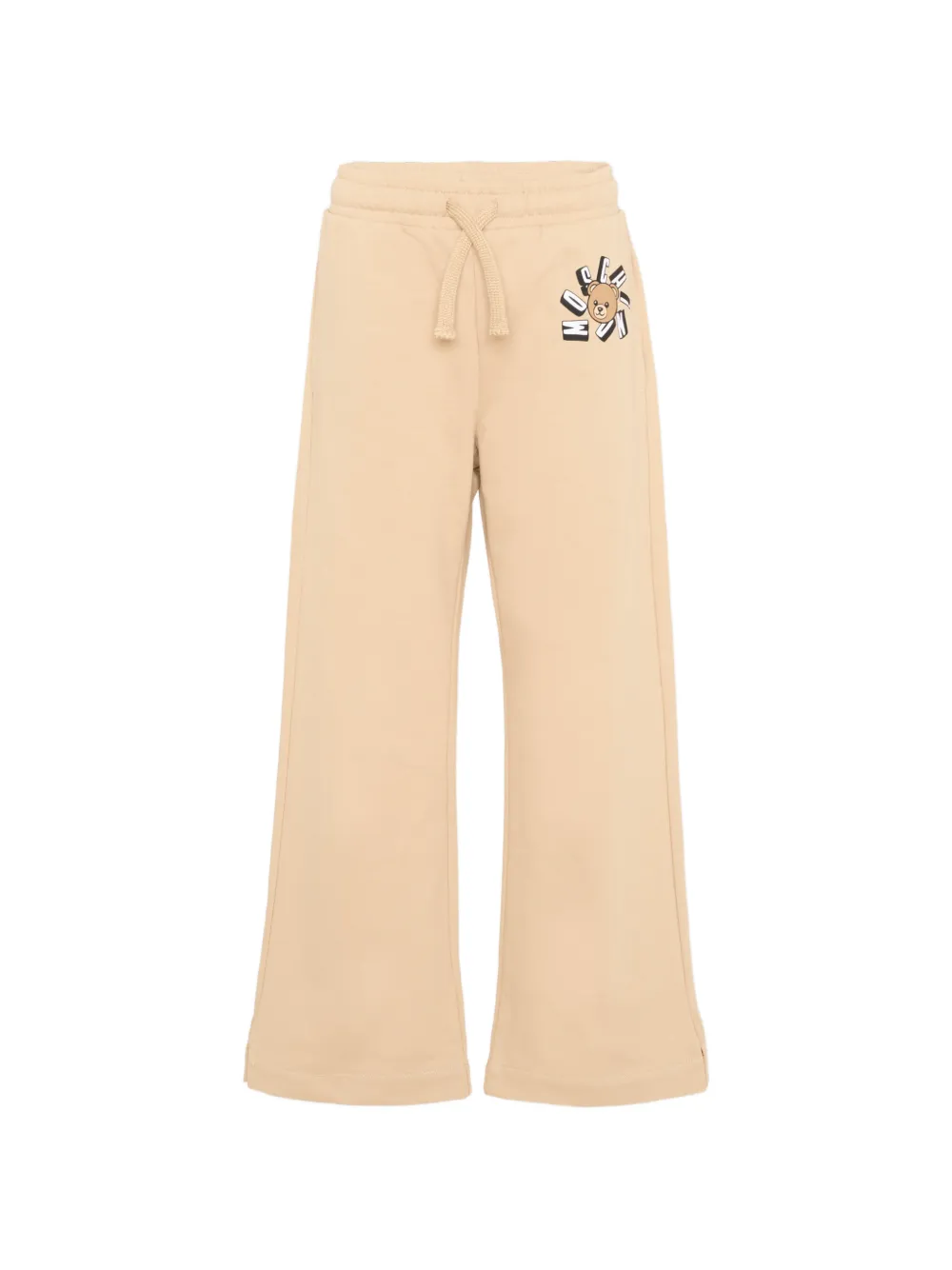 Moschino Kids logo sport trousers - Toni neutri