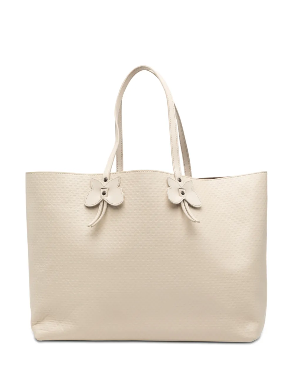 Bottega Veneta Pre-Owned 2012-2025 Embossed Leather Butterfly tote bag - Bianco