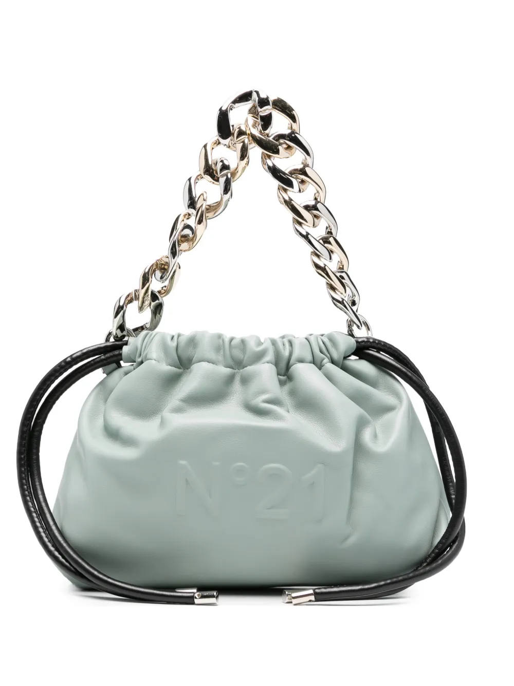 Nº21 Eva chain-link shoulder bag - Blu