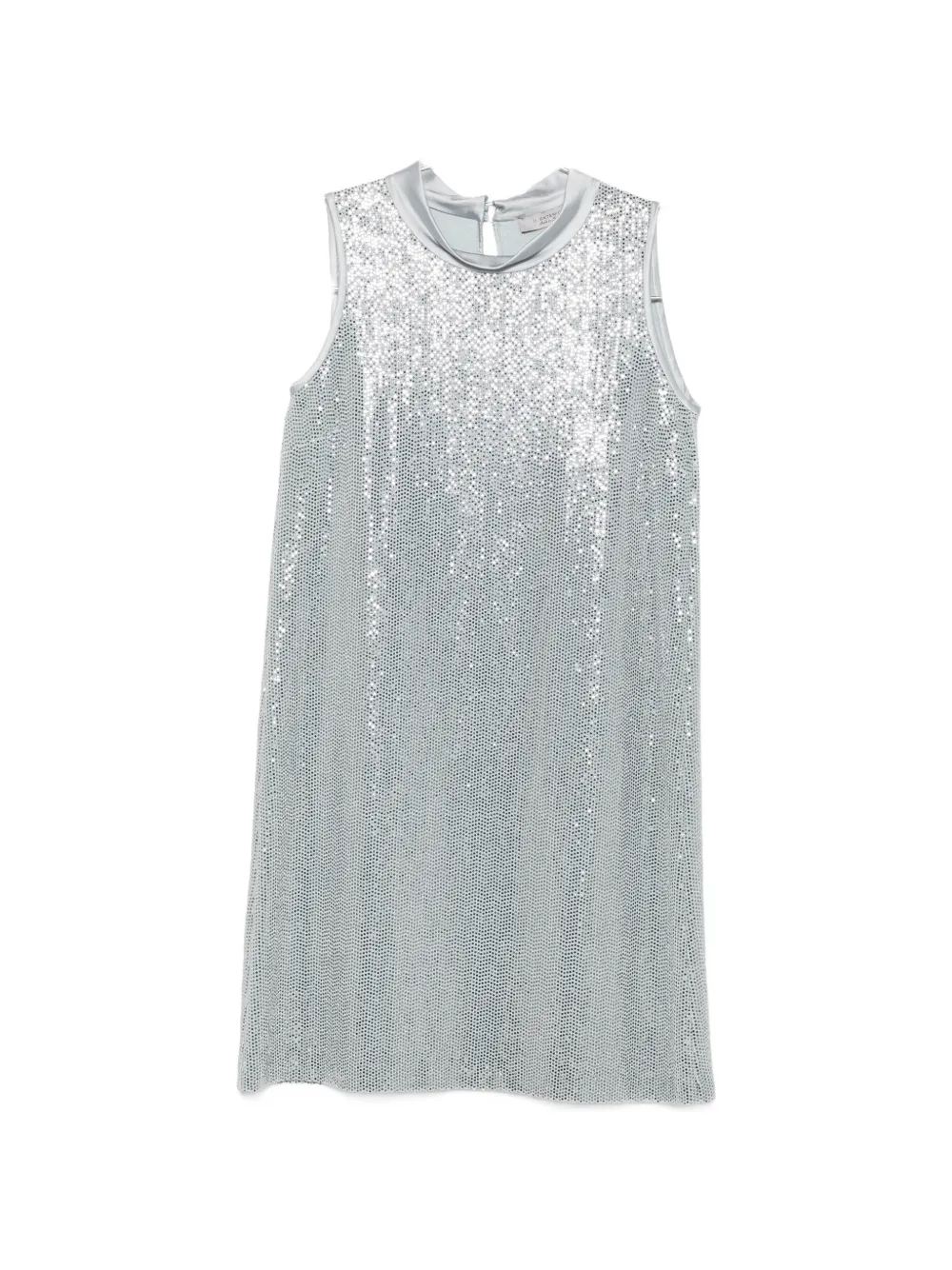 D.Exterior sequin-embellished sleeveless dress - Blau