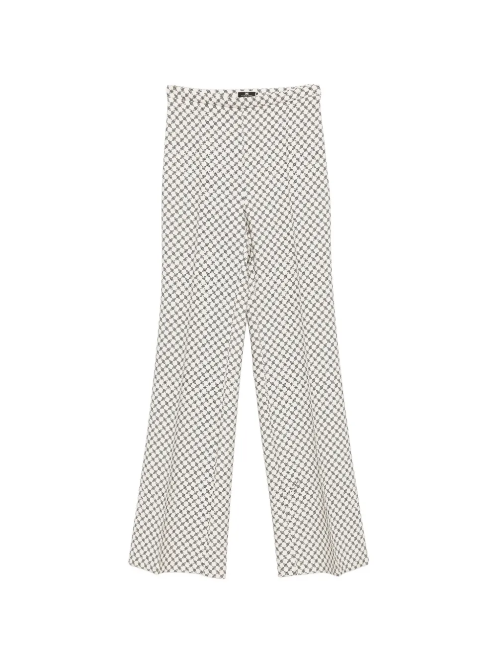 Elisabetta Franchi monogram-print trousers