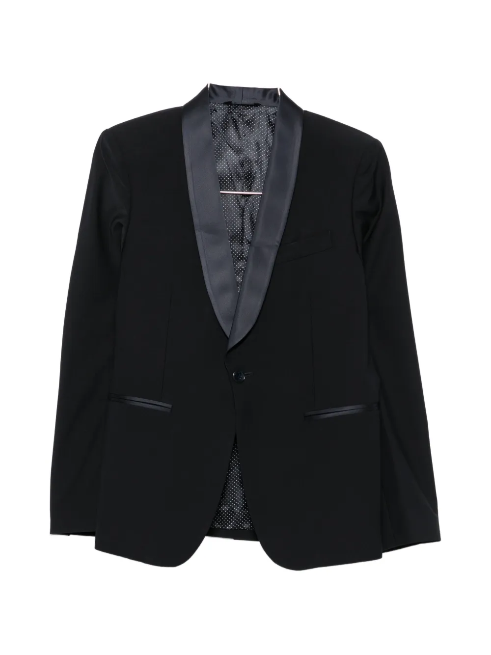 Brian Dales shawl-lapel single-breasted suit - Blu