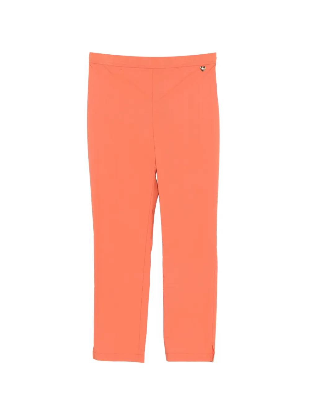 TWINSET Pantaloni con placca logo - Arancione