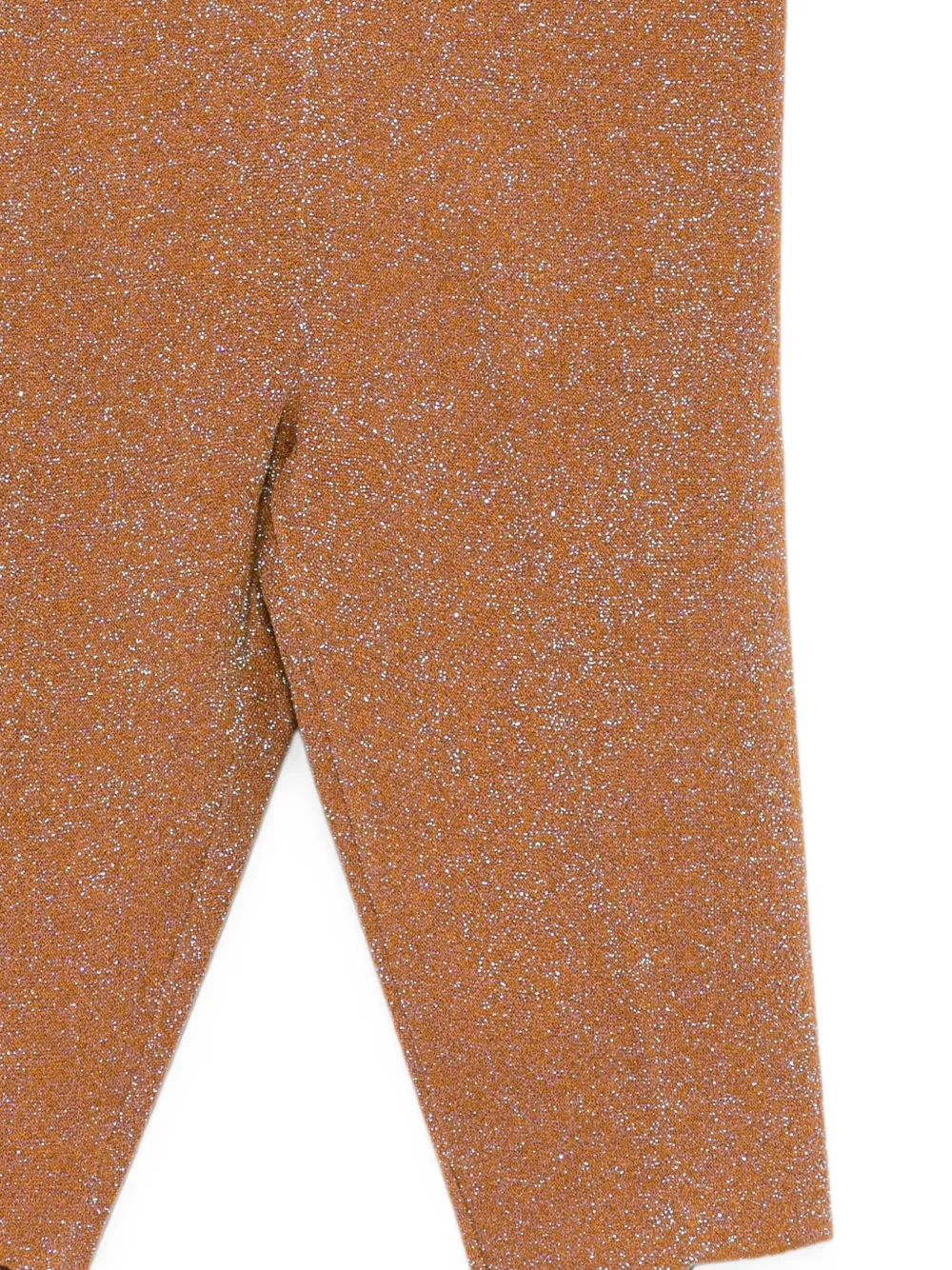 Circus Hotel Shorts met glitters-effect Bruin