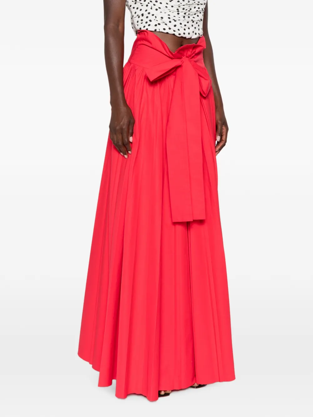 Philosophy Di Lorenzo Serafini Maxi-rok met strikdetail Rood